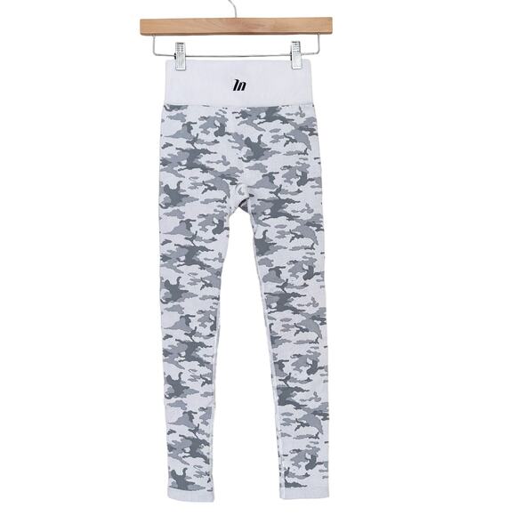 Muscle Nation Gray Camo Seamless Leggings Sz S - Picture 3 of 5